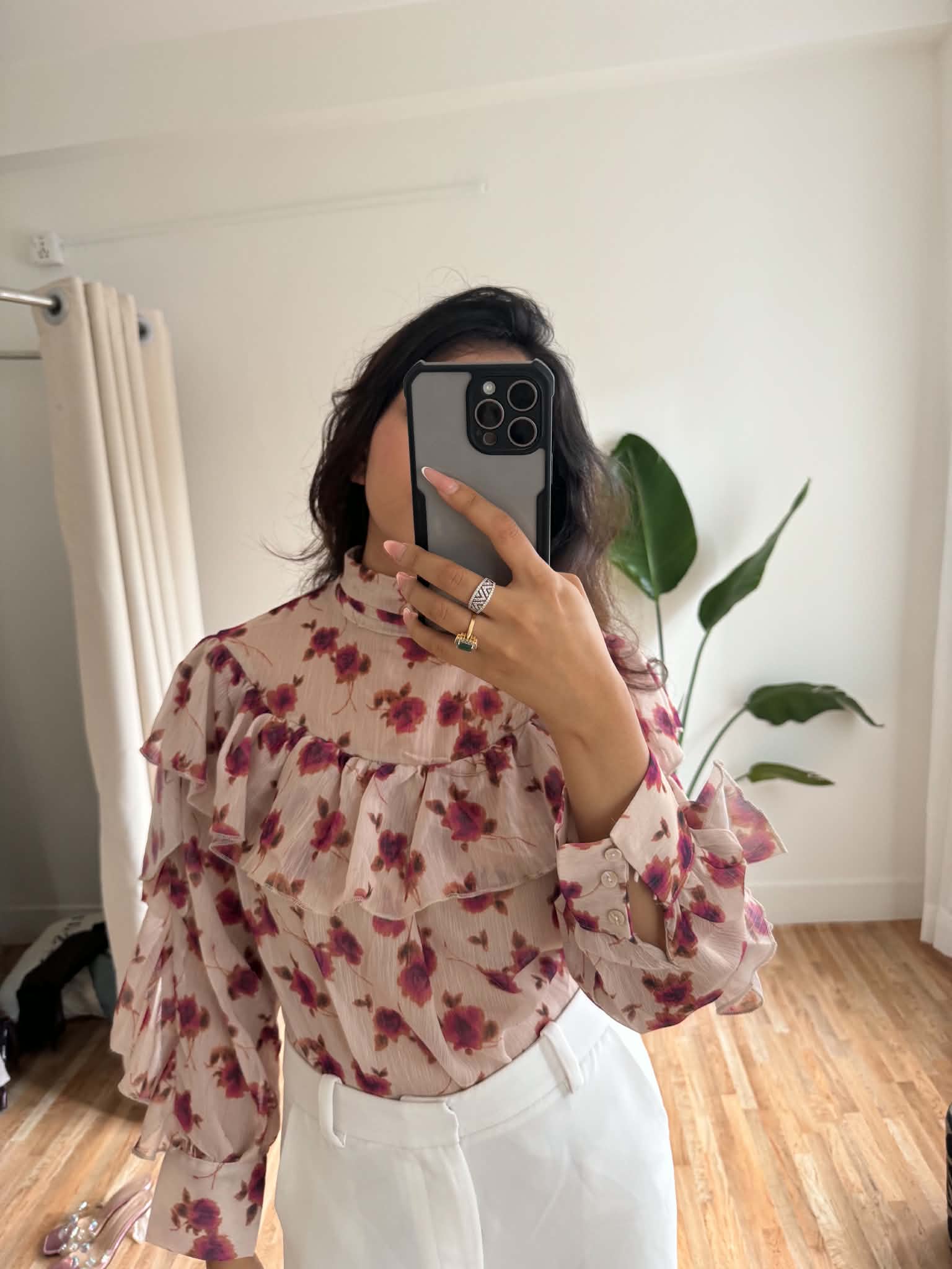 Ruffle top